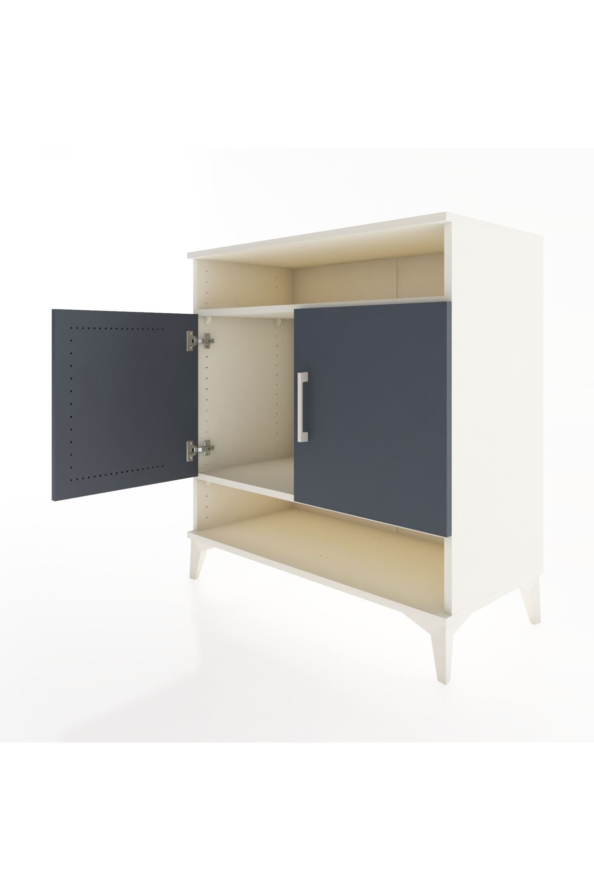 Hyperion Şifonyer 2 Raflı 2 Kapaklı 88x44x96 Aytaşı-Antrasit