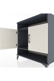 Hyperion Şifonyer 2 Raflı 2 Kapaklı 88x44x96 Antrasit-Aytaşı