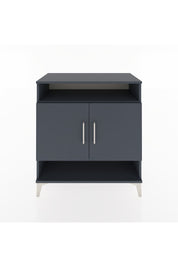 Hyperion Şifonyer 2 Raflı 2 Kapaklı 88x44x96 Antrasit-Antrasit