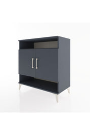 Hyperion Şifonyer 2 Raflı 2 Kapaklı 88x44x96 Antrasit-Antrasit