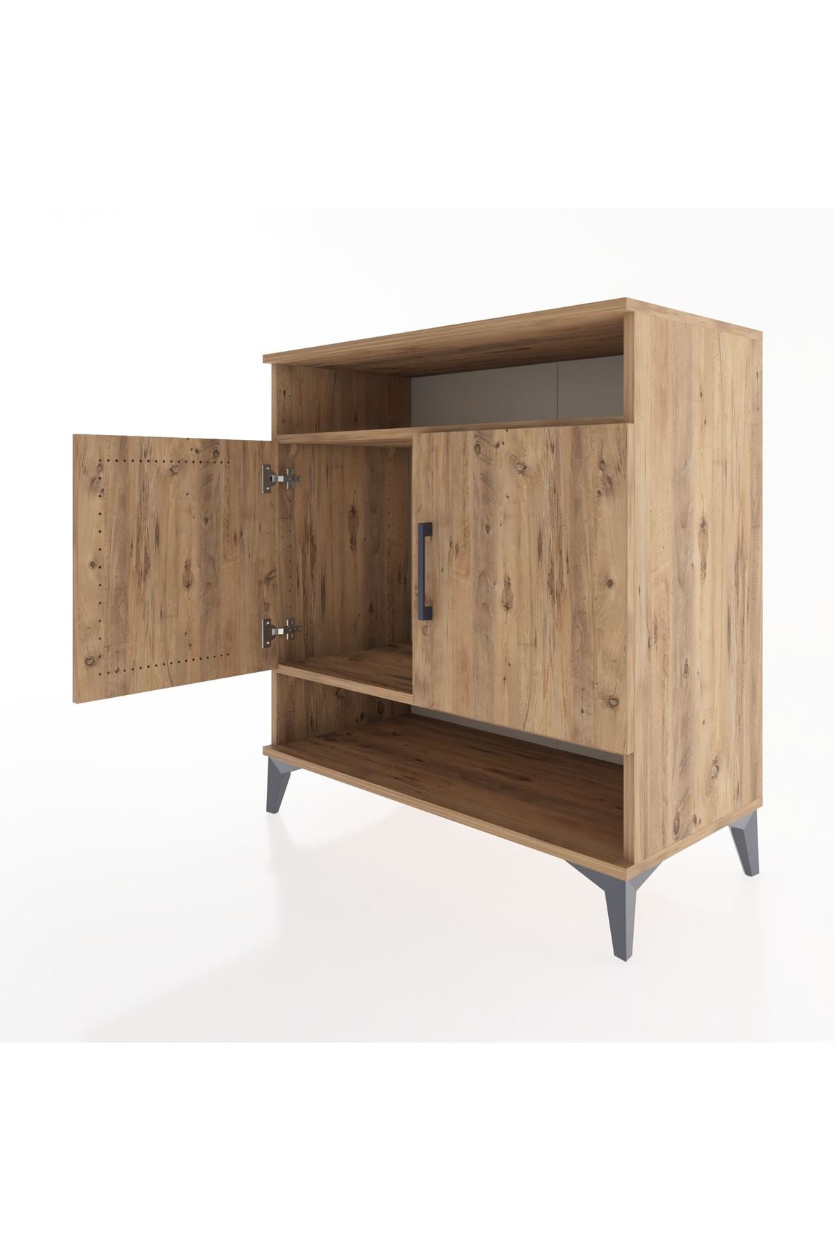 Hyperion Şifonyer 2 Raflı 2 Kapaklı 88x44x96 Çam-Çam