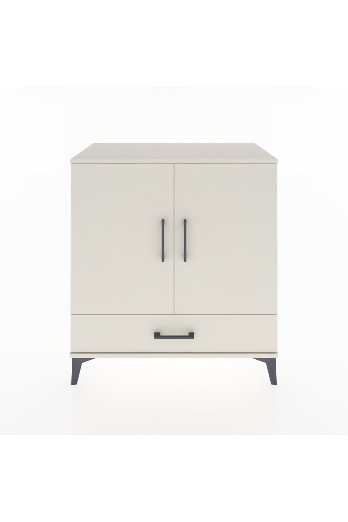 Hyperion Şifonyer 3 Raflı Tek Çekmeceli 2 Kapaklı 88x44x96 Aytaşı-Aytaşı