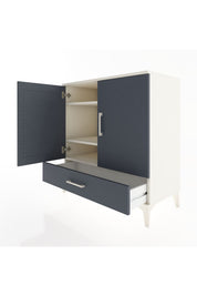 Hyperion Şifonyer 3 Raflı Tek Çekmeceli 2 Kapaklı 88x44x96 Aytaşı-Antrasit