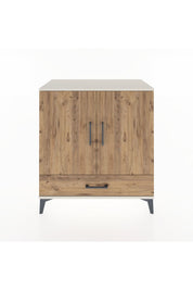 Hyperion Şifonyer 3 Raflı Tek Çekmeceli 2 Kapaklı 88x44x96 Aytaşı-Çam