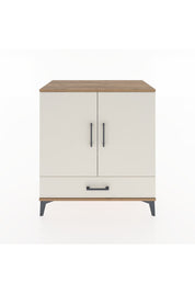 Hyperion Şifonyer 3 Raflı Tek Çekmeceli 2 Kapaklı 88x44x96 Çam-Aytaşı