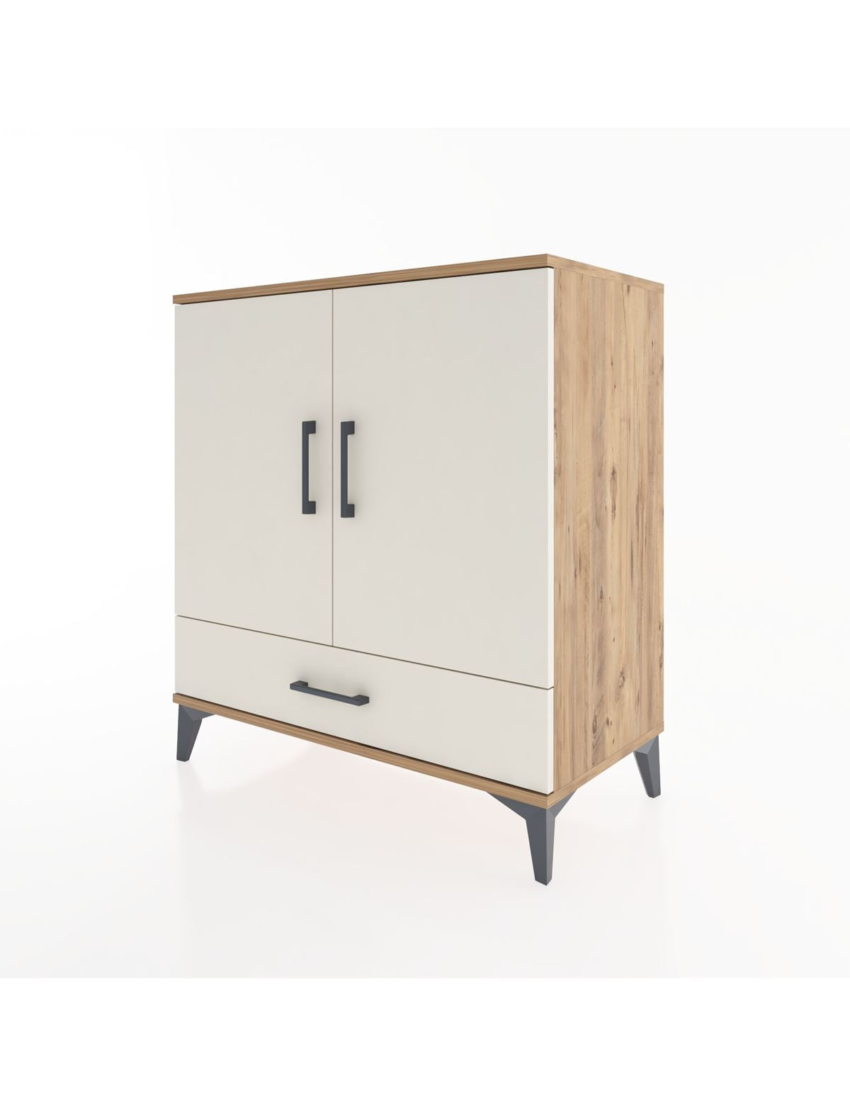 Hyperion Şifonyer 3 Raflı Tek Çekmeceli 2 Kapaklı 88x44x96 - S37M071V7B