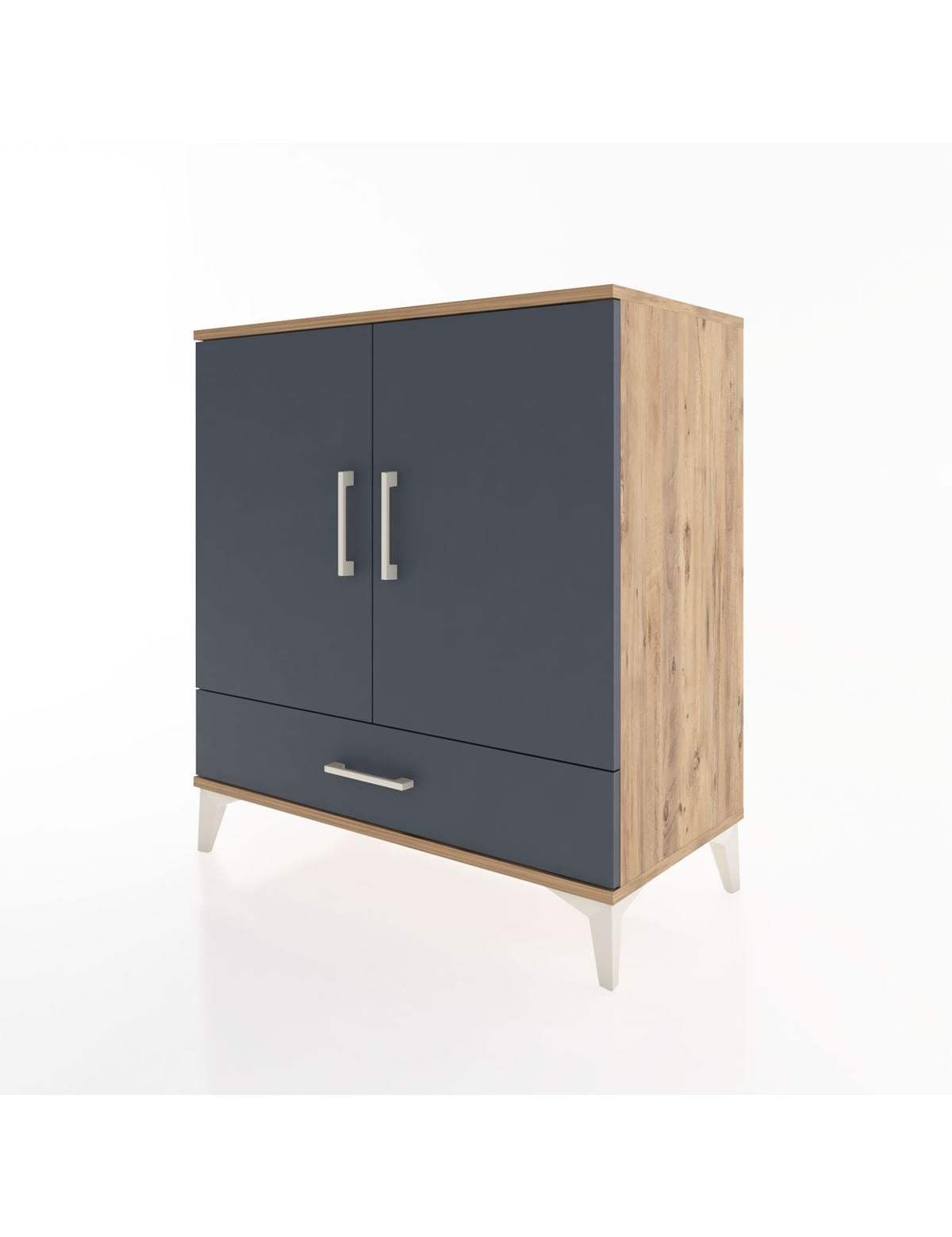 Hyperion Şifonyer Tek Raflı Tek Çekmeceli 2 Kapaklı 88x44x96 - S37M073V8B