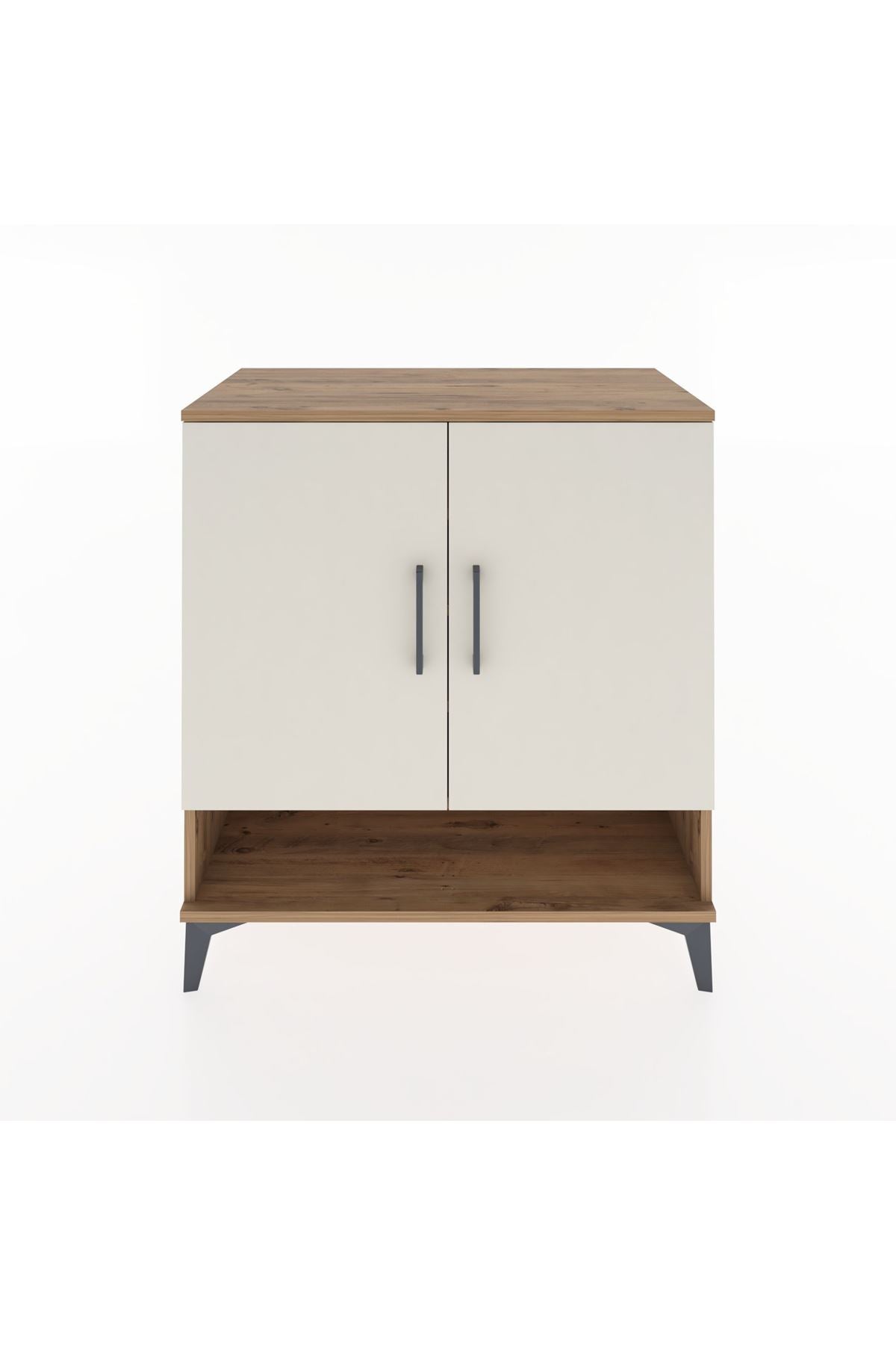 Hyperion Şifonyer 4 Raflı 2 Kapaklı 88x44x96 Çam-Aytaşı