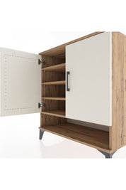 Hyperion Şifonyer 4 Raflı 2 Kapaklı 88x44x96 Çam-Aytaşı