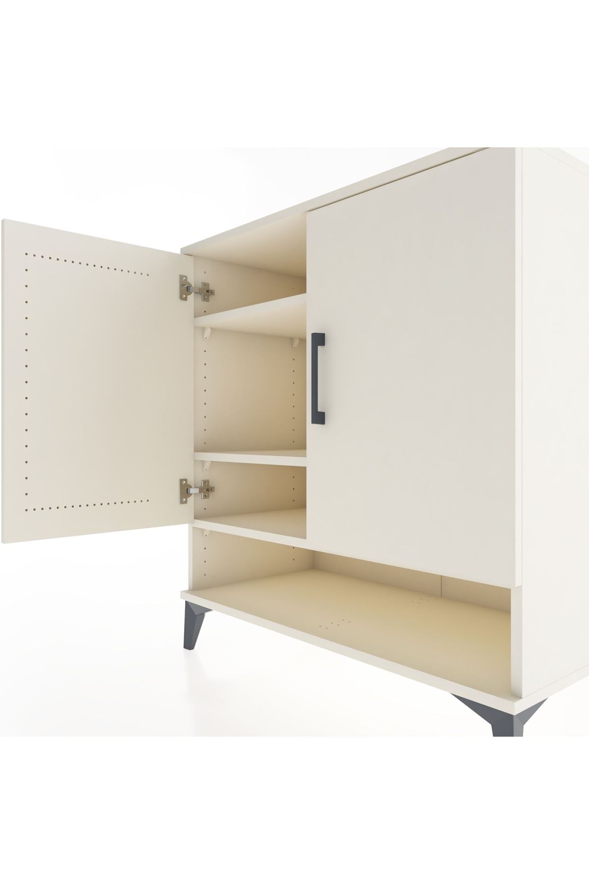 Hyperion Şifonyer 3 Raflı 2 Kapaklı 88x44x96 Aytaşı-Aytaşı