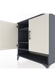 Hyperion Şifonyer 3 Raflı 2 Kapaklı 88x44x96 Antrasit-Aytaşı