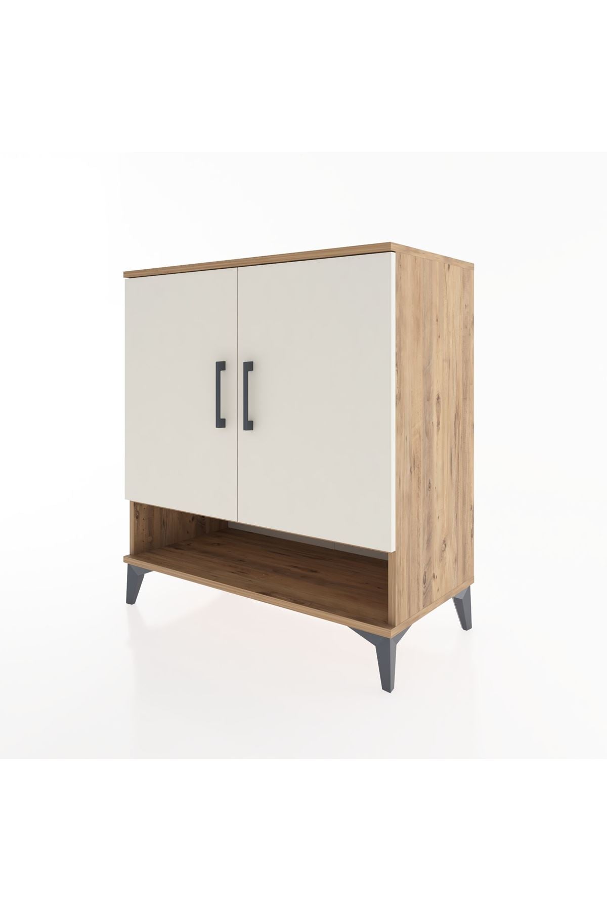 Hyperion Şifonyer 2 Raflı 2 Kapaklı 88x44x96 Çam-Aytaşı