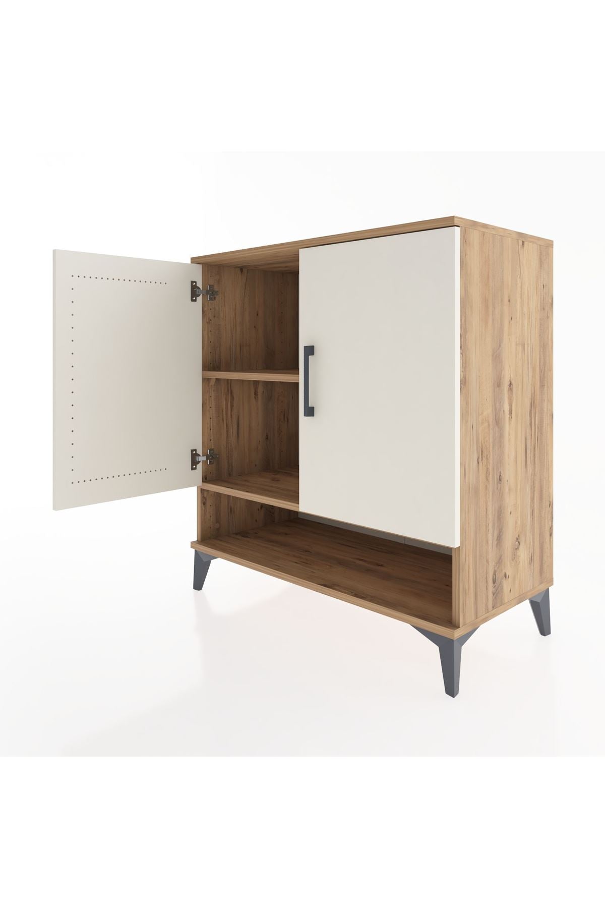 Hyperion Şifonyer 2 Raflı 2 Kapaklı 88x44x96 Çam-Aytaşı