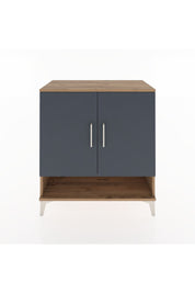 Hyperion Şifonyer 2 Raflı 2 Kapaklı 88x44x96 Çam-Antrasit