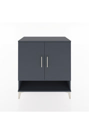 Hyperion Şifonyer Tek Raflı 2 Kapaklı 88x44x96 Antrasit-Antrasit