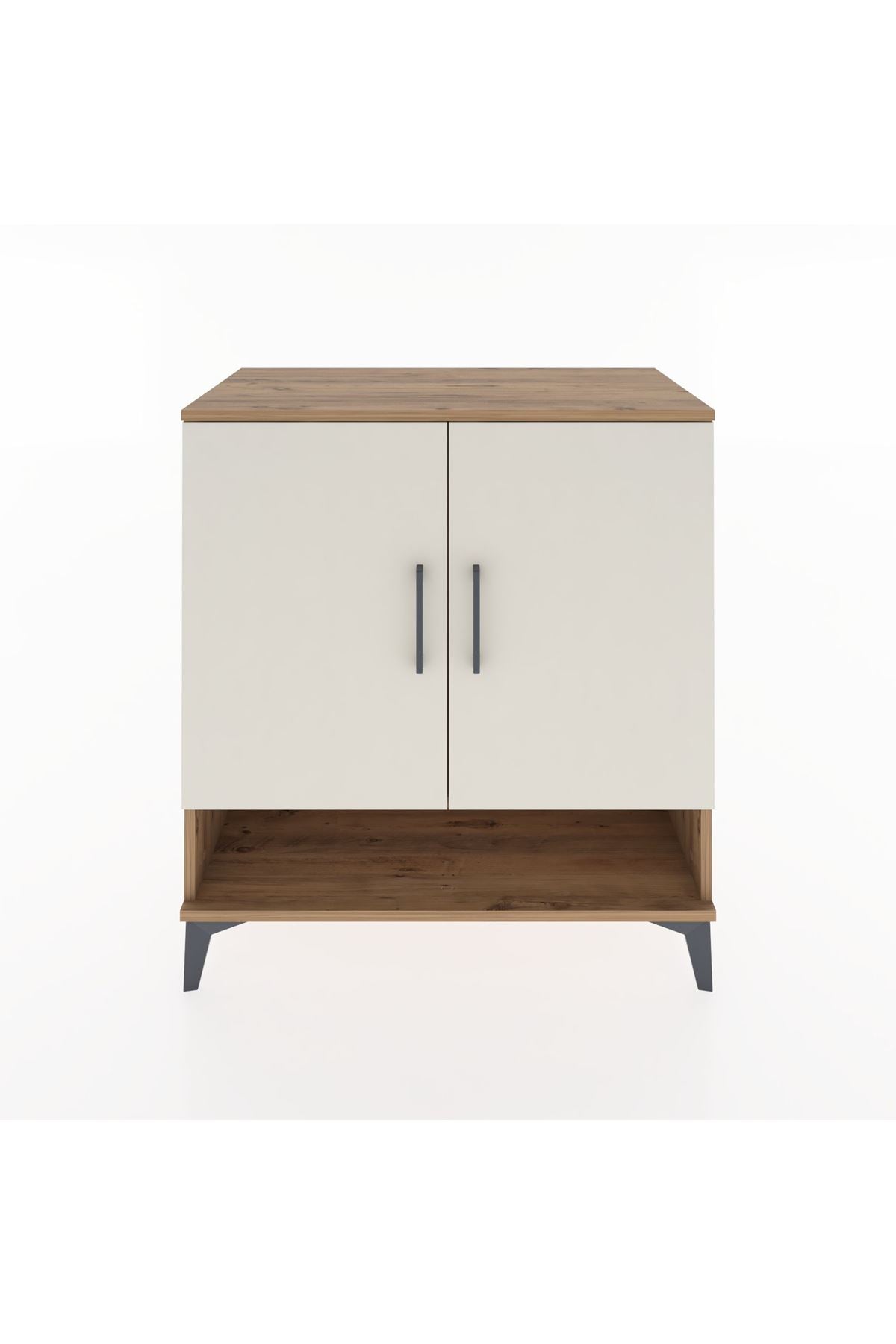 Hyperion Şifonyer Tek Raflı 2 Kapaklı 88x44x96 Çam-Aytaşı