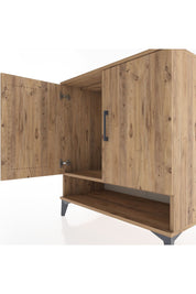 Hyperion Şifonyer Tek Raflı 2 Kapaklı 88x44x96 Çam-Çam