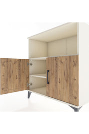 Hyperion Şifonyer 2 Raflı 2 Kapaklı 88x44x96 Aytaşı-Çam