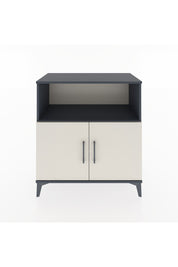 Hyperion Şifonyer 2 Raflı 2 Kapaklı 88x44x96 Antrasit-Aytaşı