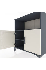 Hyperion Şifonyer 2 Raflı 2 Kapaklı 88x44x96 Antrasit-Aytaşı