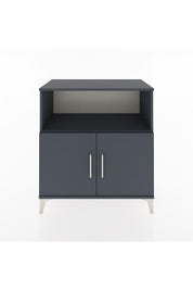 Hyperion Şifonyer 2 Raflı 2 Kapaklı 88x44x96 Antrasit-Antrasit