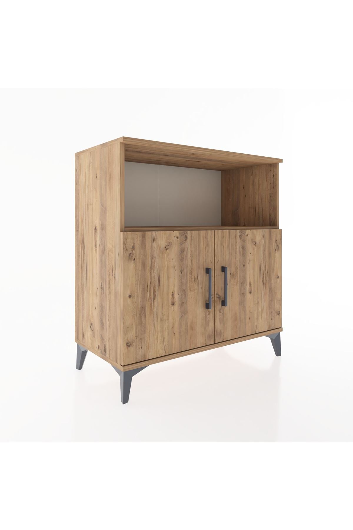 Hyperion Şifonyer 2 Raflı 2 Kapaklı 88x44x96 Çam-Çam