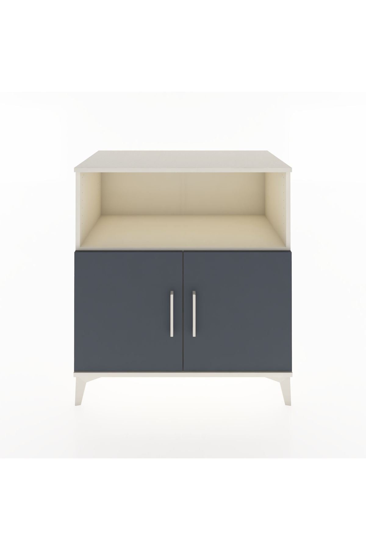 Hyperion Şifonyer Tek Raflı 2 Kapaklı 88x44x96 Aytaşı-Antrasit