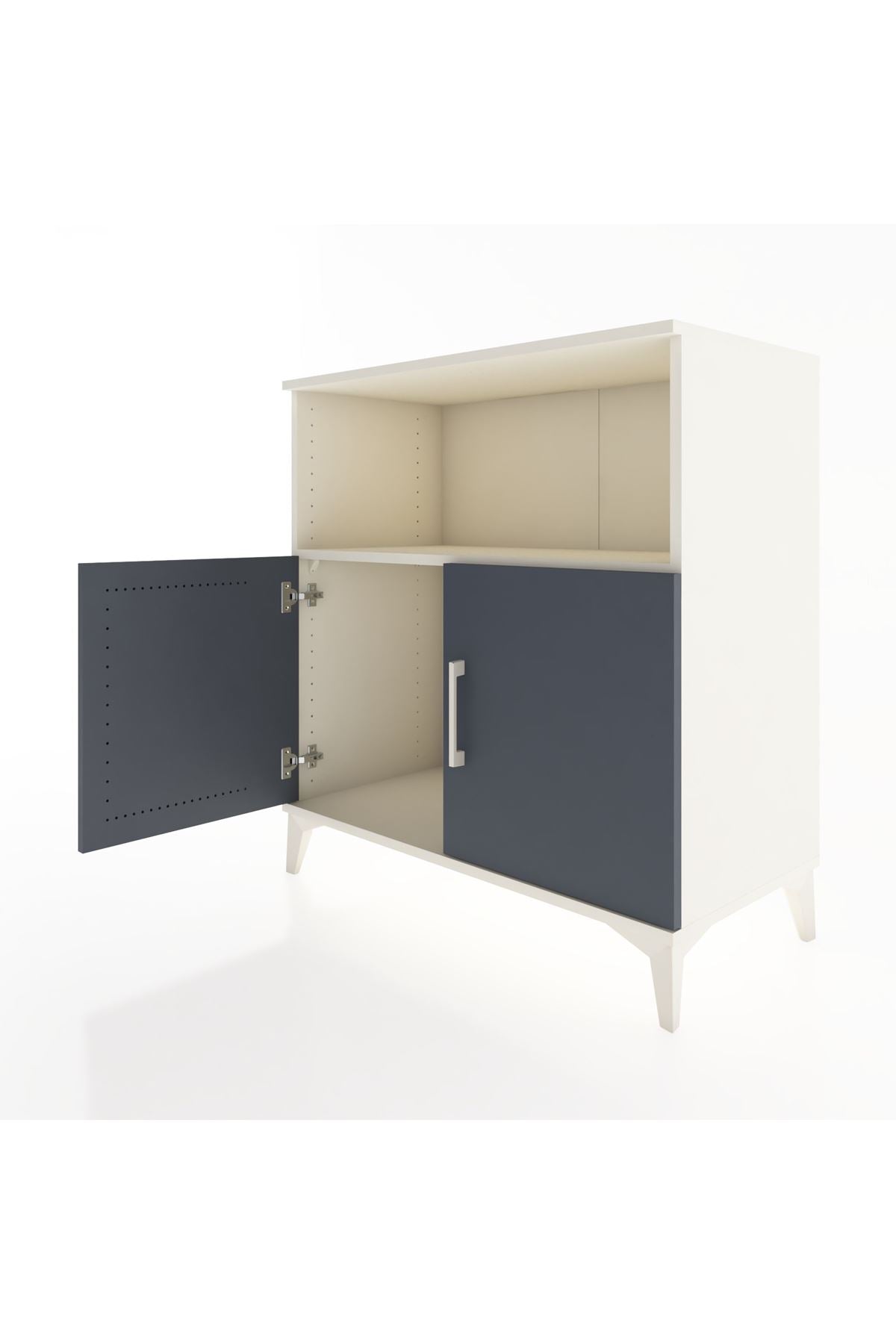 Hyperion Şifonyer Tek Raflı 2 Kapaklı 88x44x96 Aytaşı-Antrasit