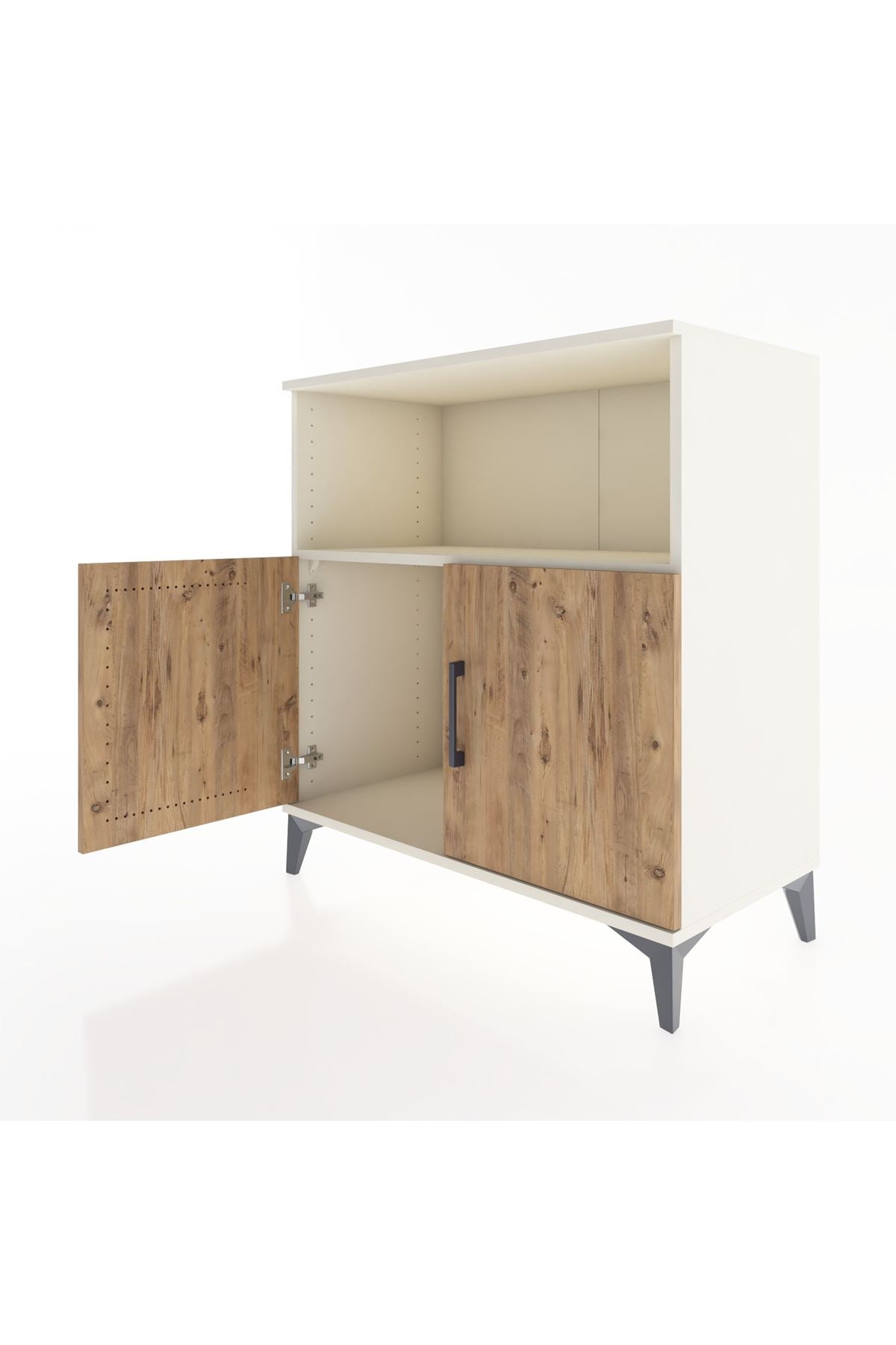 Hyperion Şifonyer Tek Raflı 2 Kapaklı 88x44x96 Aytaşı-Çam