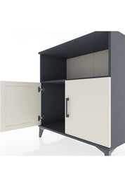 Hyperion Şifonyer Tek Raflı 2 Kapaklı 88x44x96 Antrasit-Aytaşı