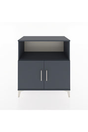 Hyperion Şifonyer Tek Raflı 2 Kapaklı 88x44x96 Antrasit-Antrasit