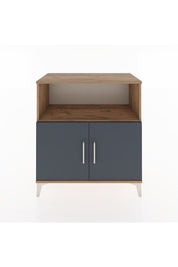 Hyperion Şifonyer Tek Raflı 2 Kapaklı 88x44x96 Çam-Antrasit