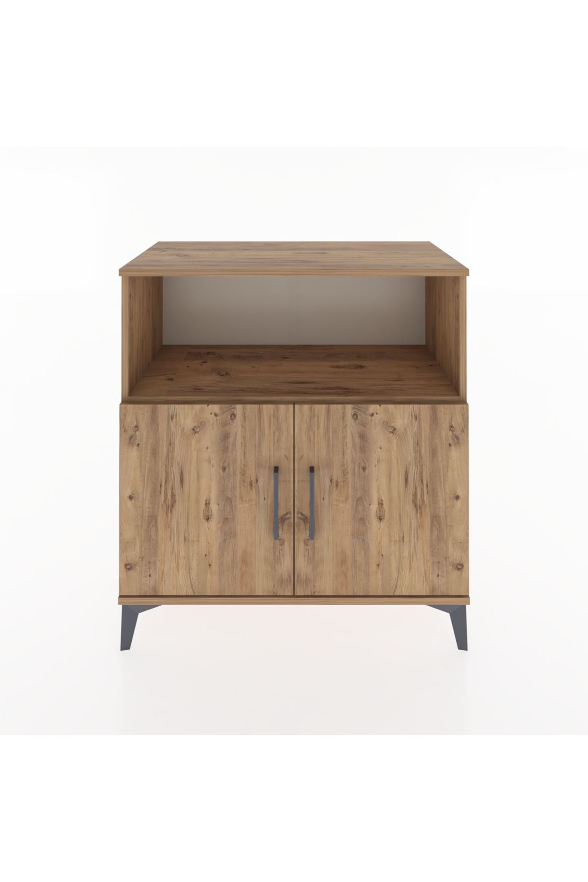 Hyperion Şifonyer Tek Raflı 2 Kapaklı 88x44x96 Çam-Çam