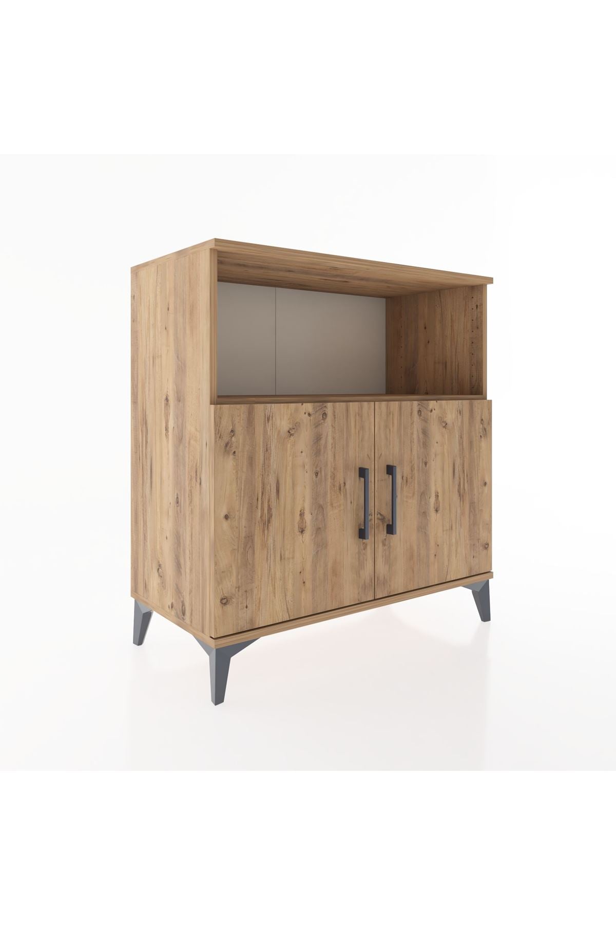 Hyperion Şifonyer Tek Raflı 2 Kapaklı 88x44x96 Çam-Çam