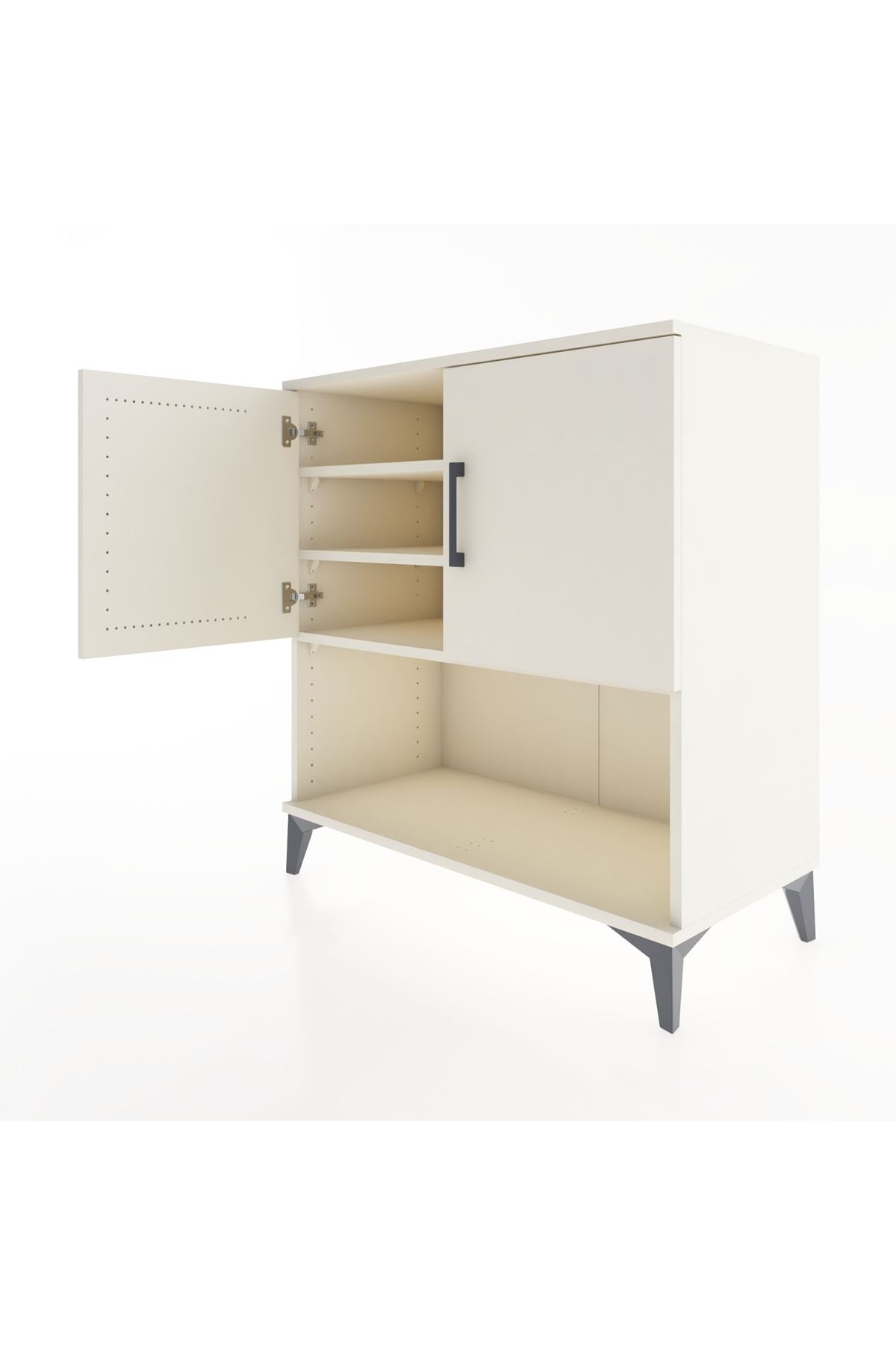 Hyperion Şifonyer 3 Raflı 2 Kapaklı 88x44x96 Aytaşı-Aytaşı