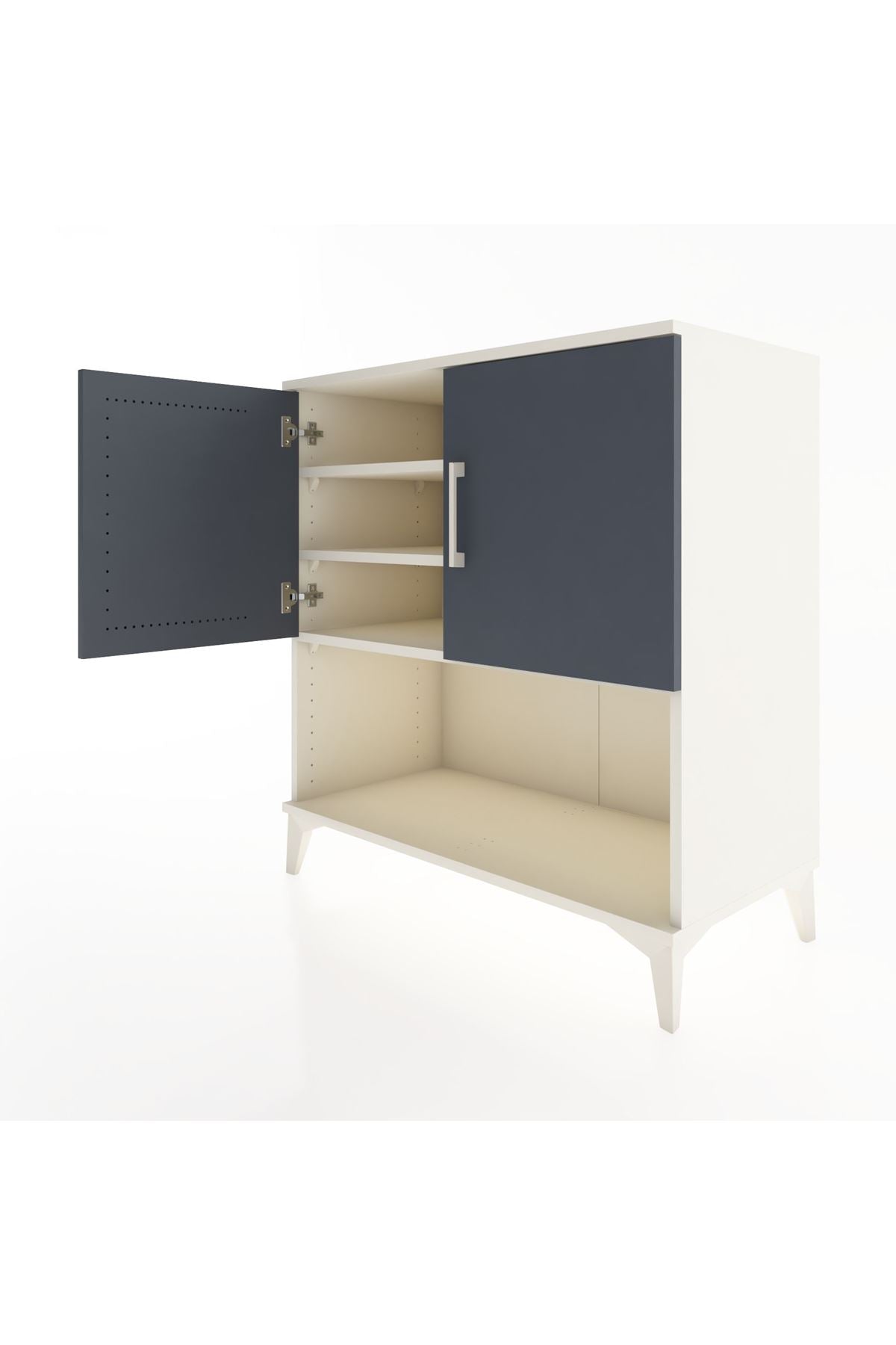 Hyperion Şifonyer 3 Raflı 2 Kapaklı 88x44x96 Aytaşı-Antrasit