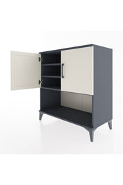 Hyperion Şifonyer 3 Raflı 2 Kapaklı 88x44x96 Antrasit-Aytaşı