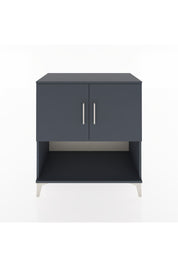 Hyperion Şifonyer 3 Raflı 2 Kapaklı 88x44x96 Antrasit-Antrasit