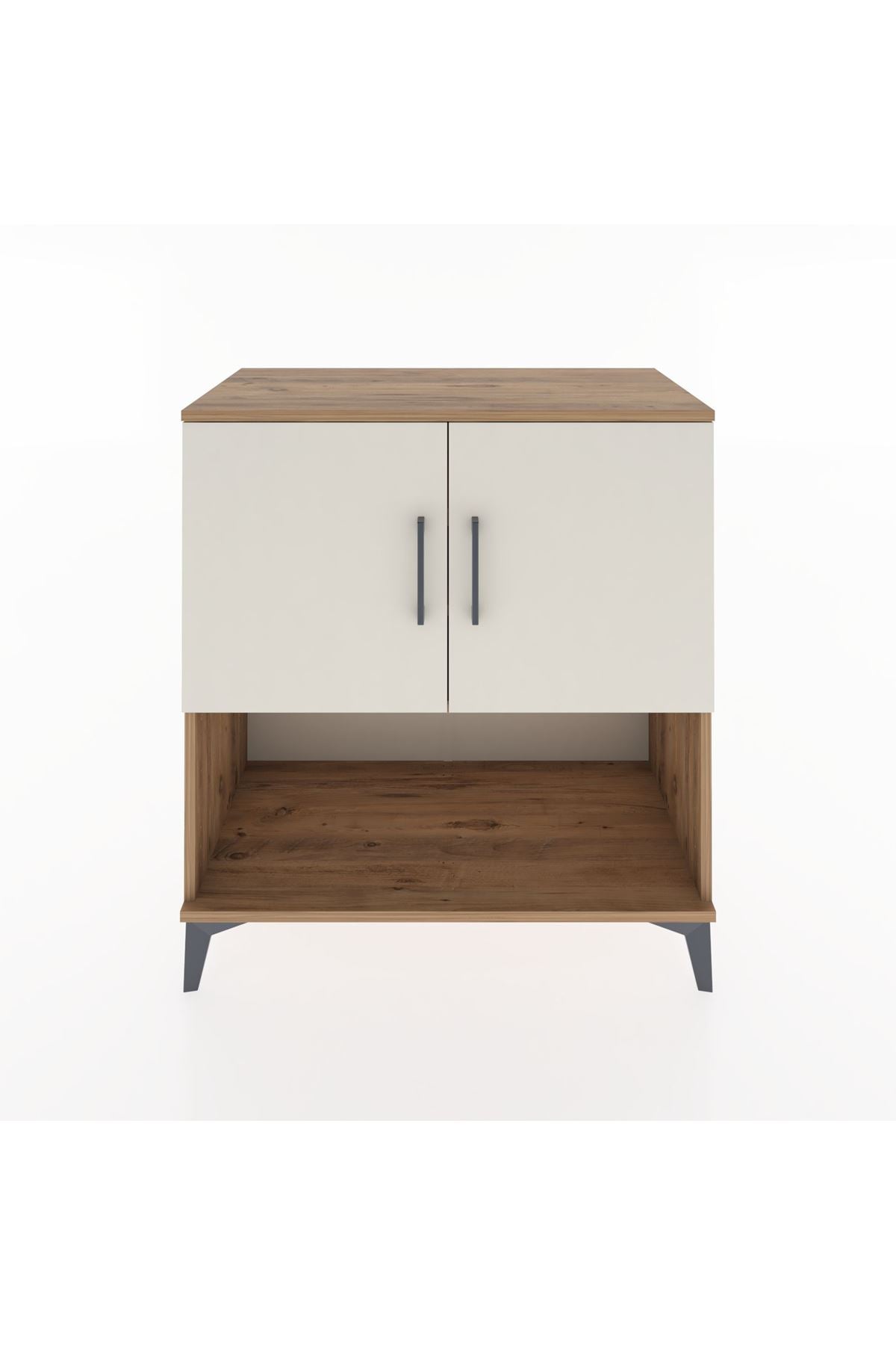 Hyperion Şifonyer 3 Raflı 2 Kapaklı 88x44x96 Çam-Aytaşı