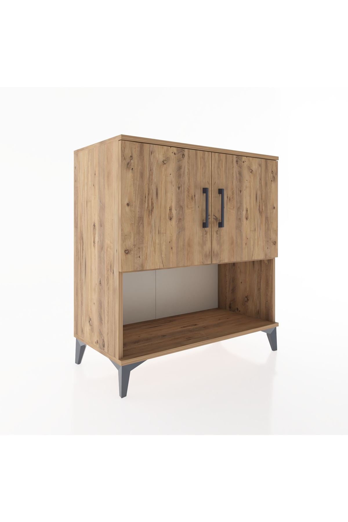 Hyperion Şifonyer 3 Raflı 2 Kapaklı 88x44x96 Çam-Çam