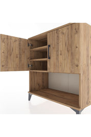 Hyperion Şifonyer 3 Raflı 2 Kapaklı 88x44x96 Çam-Çam