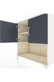 Hyperion Şifonyer 2 Raflı 2 Kapaklı 88x44x96 Aytaşı-Antrasit