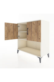 Hyperion Şifonyer 2 Raflı 2 Kapaklı 88x44x96 Aytaşı-Çam