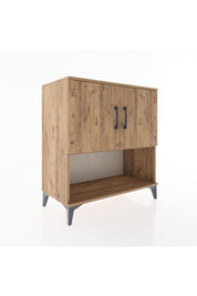 Hyperion Şifonyer 2 Raflı 2 Kapaklı 88x44x96 Çam-Çam