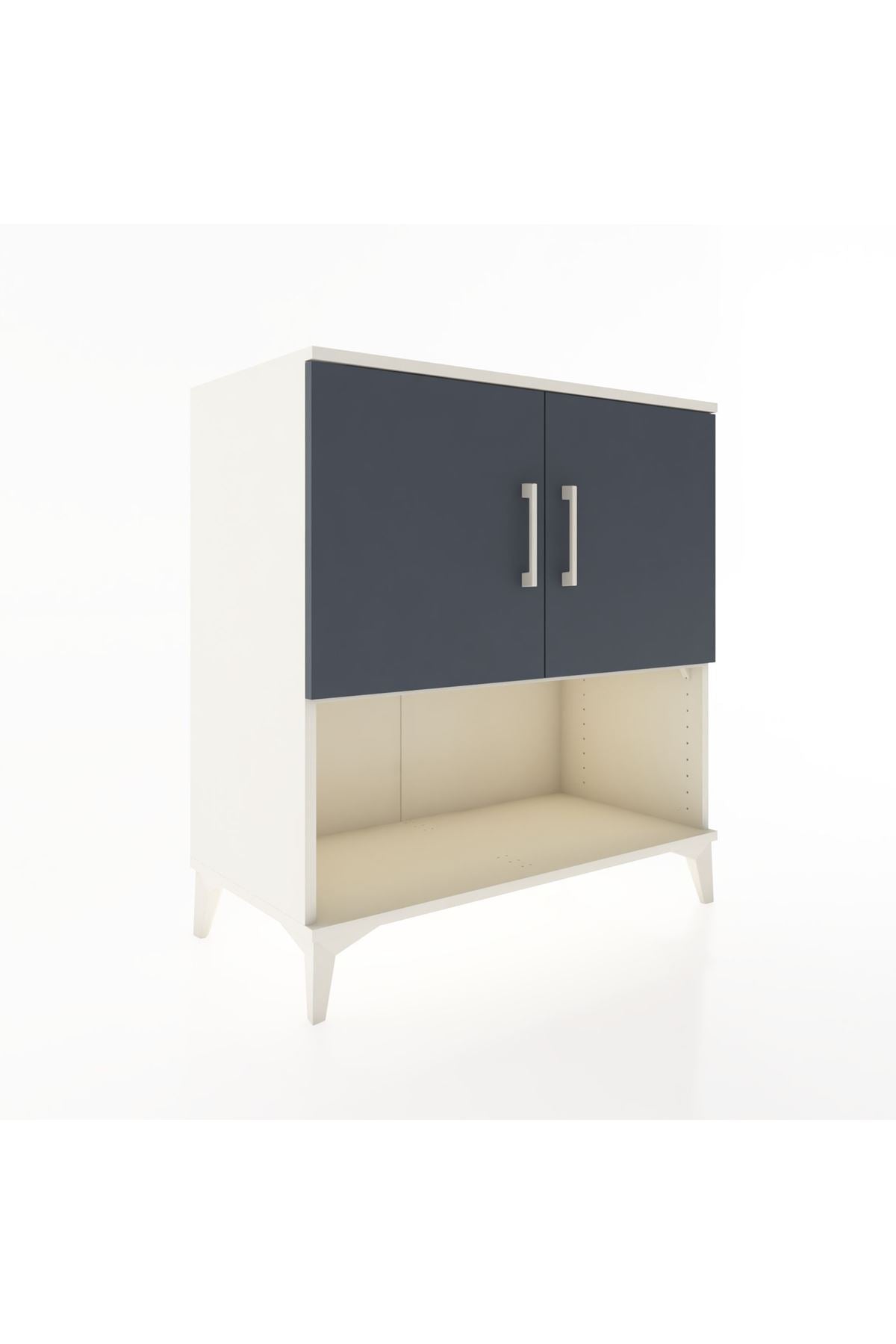 Hyperion Şifonyer Tek Raflı 2 Kapaklı 88x44x96 Aytaşı-Antrasit
