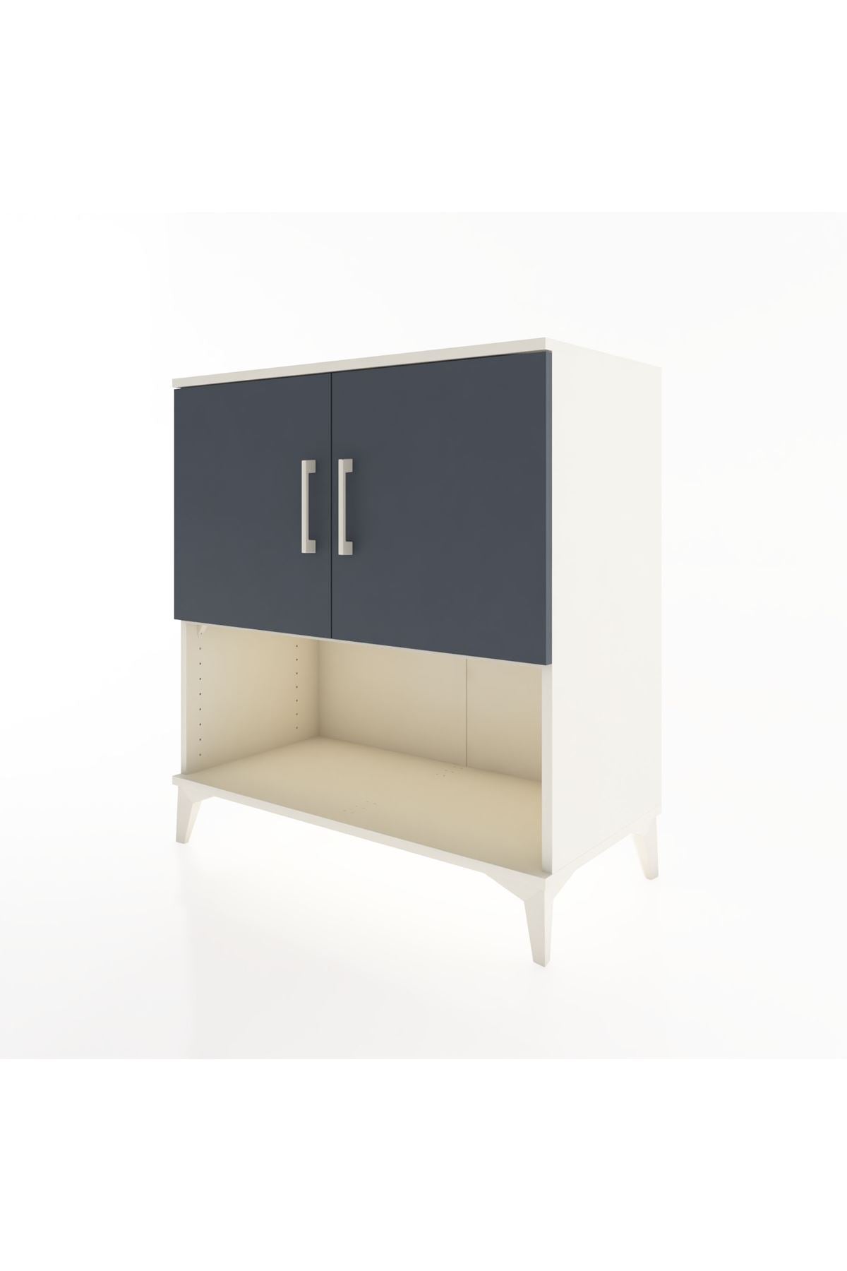 Hyperion Şifonyer Tek Raflı 2 Kapaklı 88x44x96 Aytaşı-Antrasit