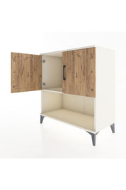 Hyperion Şifonyer Tek Raflı 2 Kapaklı 88x44x96 Aytaşı-Çam