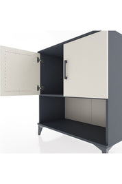 Hyperion Şifonyer Tek Raflı 2 Kapaklı 88x44x96 Antrasit-Aytaşı