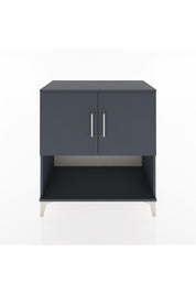 Hyperion Şifonyer Tek Raflı 2 Kapaklı 88x44x96 Antrasit-Antrasit