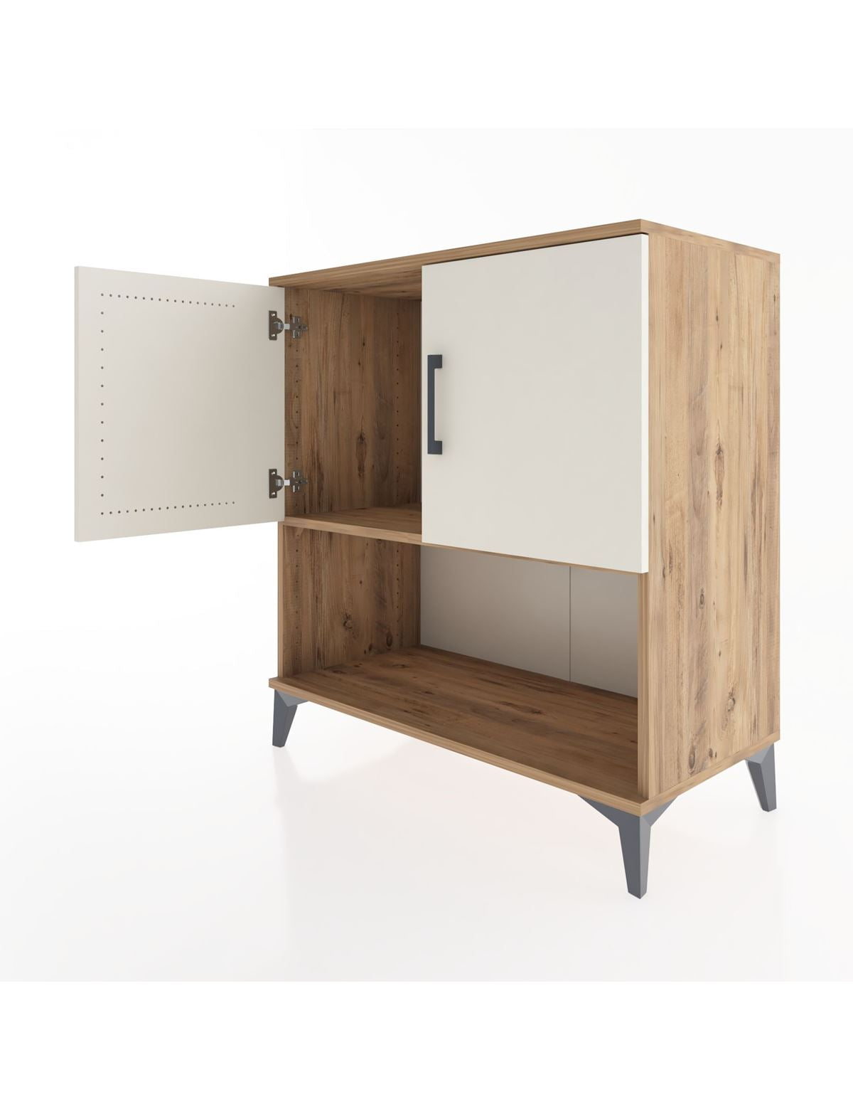 Hyperion Şifonyer Tek Raflı 2 Kapaklı 88x44x96 - S37M045V7B